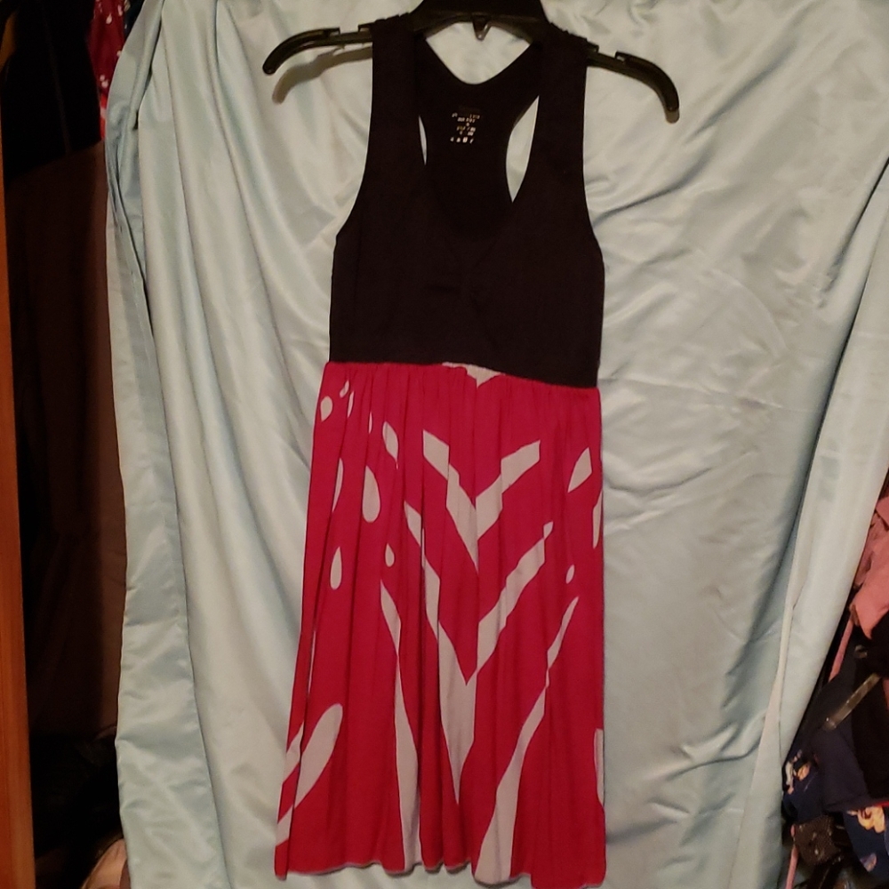 Hawaiian racer back tank pareo dress